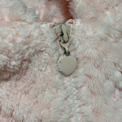 もこもこリボンフード付きパーカー 120の画像