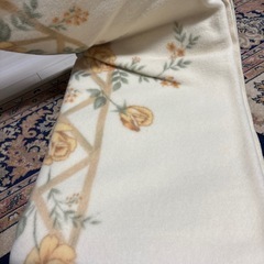 【まだまだ使えます‼️】ニッケ 羊毛100% ウール毛布（新品未使用品）の画像