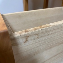 購入価格7万円 天然無垢材 オイル仕上げ アルダー材 一面鏡 ドレッサー 化粧台の画像