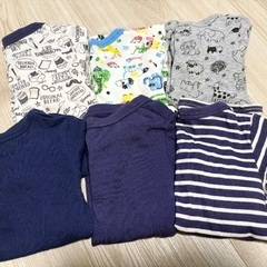 ベビー肌着　下着　長袖　パーカー　トレーナーの画像