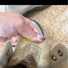 Dr. Martens ベージュブーツの画像
