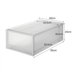 無印良品　
衣装ケースセットの画像