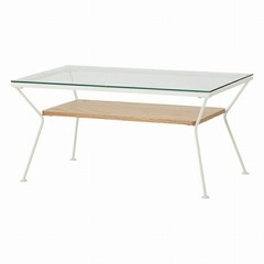 フランフラン　ガラステーブル　の画像