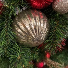 クリスマス　リースの画像