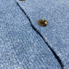 GU M　ブラッシュドヤーンカーディガン (長袖) ライトブルーの画像