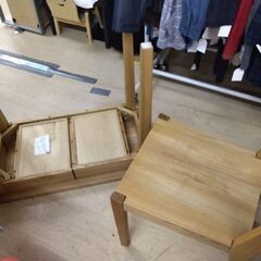 定価数万円　無印良品　北欧　無垢材　超お洒落　超極上美品　デスク　パソコンデスク　学習机　テーブル　机の画像