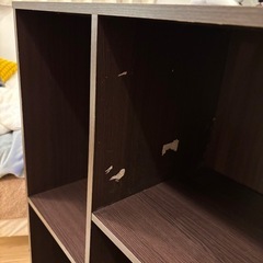 【無償】カラーボックス(木製)を譲りますの画像