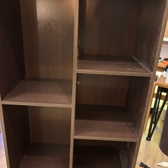 【無償】カラーボックス(木製)を譲りますの画像