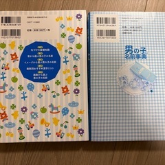 男の子のしあわせ名前事典・男の子の名前事典 2冊セットの画像