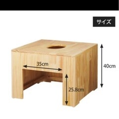 よもぎ蒸し用イスの画像