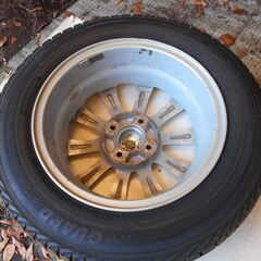 4本セット　SIBILLA DZ-10 14×5.5J +42 ハブ径67mm PCD100 YOKOHAMA ice GUARD iG30 165/70R14 81Q 溝約7㍉ 12年製の画像