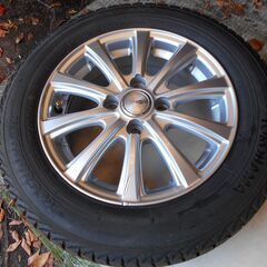 4本セット　SIBILLA DZ-10 14×5.5J +42 ハブ径67mm PCD100 YOKOHAMA ice GUARD iG30 165/70R14 81Q 溝約7㍉ 12年製の画像