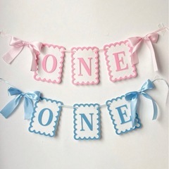 1歳お誕生日/バーナー2点セットの画像