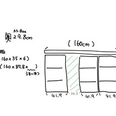 カウンターテーブルの画像