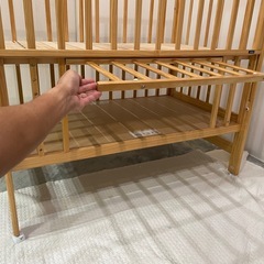 期間限定大幅値下げ！　カトージ　ハイポジションベビーベッド　店オリジナル 「直営店限定」での販売商品の画像