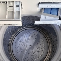 🟧洗濯機番号70 SHARP 2020年製 8kg【乾燥機能付き】大阪府内全域配達無料 設置動作確認込み 保管場所での引取は値引きしますの画像