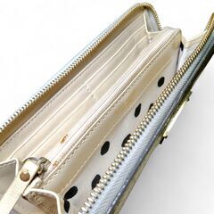 KATE SPADE 長財布　シルバーの画像