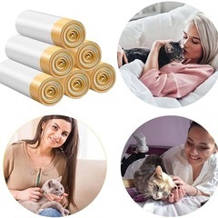 お買い得価格！早い者勝ち！ 自動猫砂トレイ専用ゴミ袋は 90枚 6本セットの画像