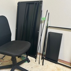 【学習机・在宅仕事向き】机＋椅子セットの画像