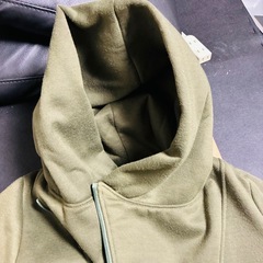 使用品フード付斜め前ﾁｬｯｸブルゾンパーカーMの画像