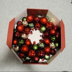 IKEAクリスマスリースの画像