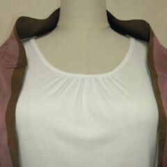 ストール　パープル×チェック②の画像