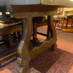 【✨希少家具✨】イタリア家具🇮🇹 
ダイニングテーブル６人掛けの画像