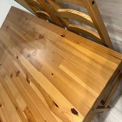 ヨックモック　ダイニングテーブル　セット　IKEA 北欧　家具の画像