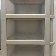 三段収納ケース（使用感あります）お譲りしますの画像