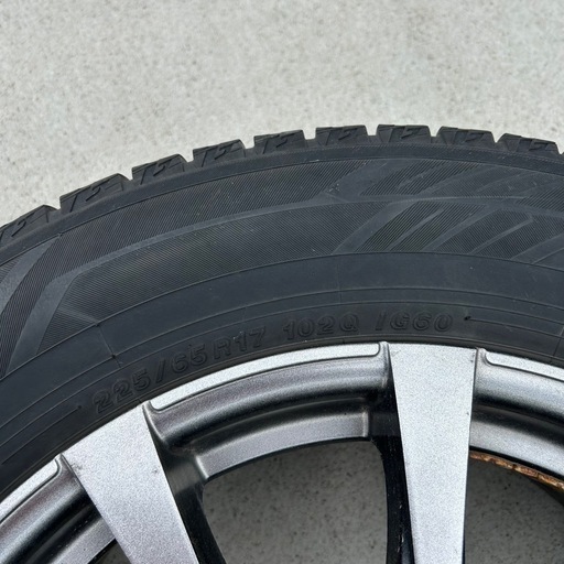 ヨコハマ アイスガード iG60 225/65R17 スタッドレス EXCEEDER ホイールセット 4本 SUV
