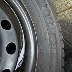 フィットなどスタッドレスタイヤ、ホイールの画像