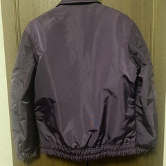 【Y00057】UNIQLO（ユニクロ）ナイロン ジップアップブルゾン　中綿ジャケット　Sの画像