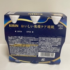 KIRIN おいしい免疫ケア睡眠6本の画像