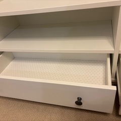 IKEA ハウガ テレビ台　ホワイト幅138cmの画像