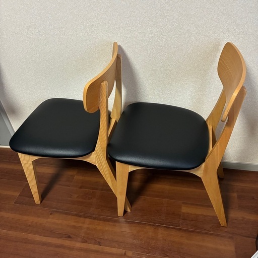 座面張替済) unico FIX チェア2脚セット 椅子 フィックス ウニコ