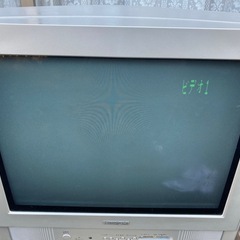 21型　ブラウン管　テレビ　HITACHI 日立 作動確認済の画像