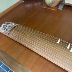 琴　13弦　和楽器の画像