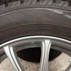 【185/60R15】ダンロップ WM02 2024年製＋Weds ラヴリオン ルミエール 15インチセット｜溝しっかり｜取付可（安城市）の画像