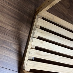 【木製ラック】3段シェルフ／ナチュラルカラー／通気性◎の画像