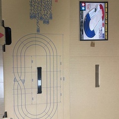 ミニ四駆　コースと延長ストレートの画像