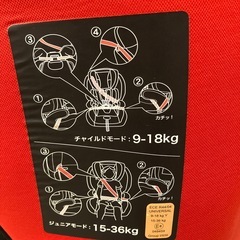1歳〜のチャイルドシート・ジュニアシートの画像