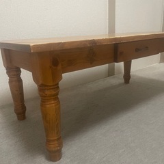 パイン材ローテーブルの画像