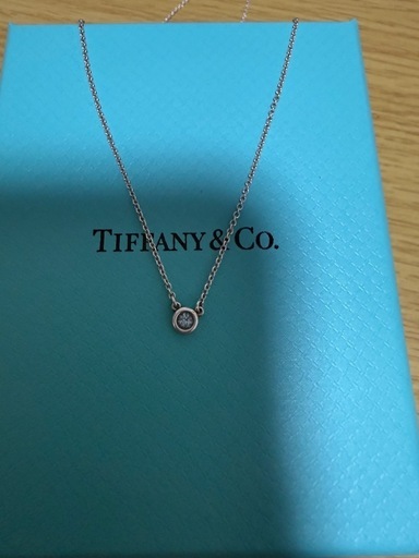 Tiffany & Co. シルバーネックレス ダイヤモンド付き