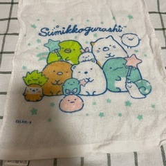 すみっこぐらし弁当箱、箸、おしぼり、ミニタオルの画像