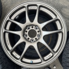 18インチ2本 WORK CR kai 7.5j +42 塗装ベースに！の画像