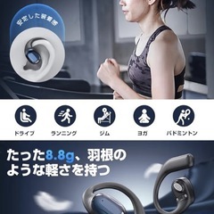 ワイヤレスイヤホンBluetooth (空気伝導型)の画像