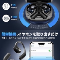 ワイヤレスイヤホンBluetooth (空気伝導型)の画像