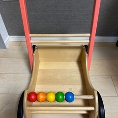 て推し車　カタカタ　木製ベビーウォーカーの画像