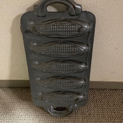 とうもろこしの型の鉄板の画像