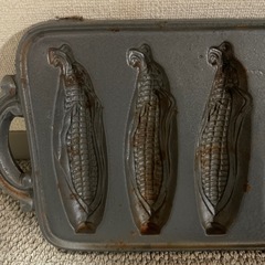 とうもろこしの型の鉄板の画像